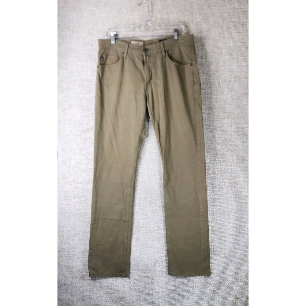 AG Adriano Goldschmied The Graduate Pant 32R (33x33) Green Tailored Leg